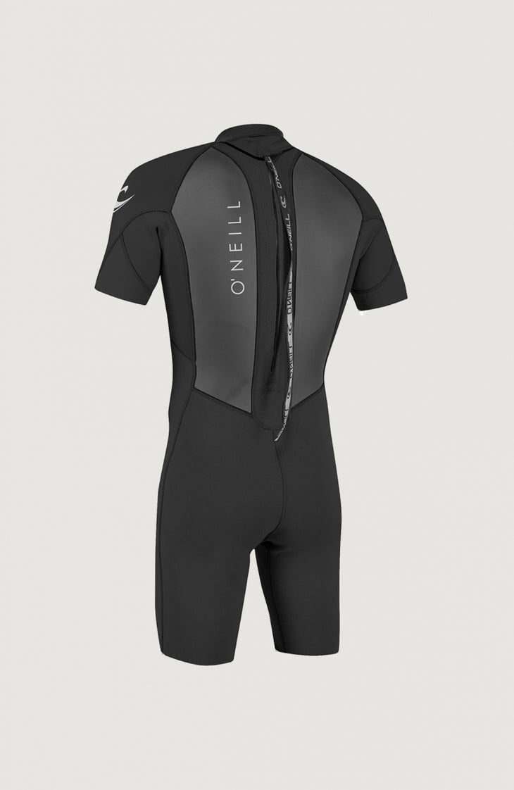 Reactor-2 2mm Back Zip Shortsleeve Spring Wetsuit | BLACK/BLACK