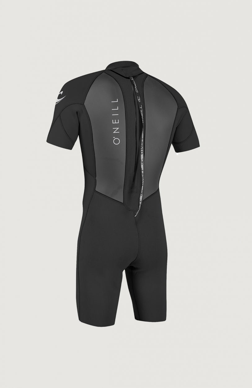 Reactor-2 2mm Back Zip Shortsleeve Spring Wetsuit | BLACK/BLACK