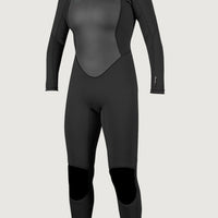 Reactor-2 3/2mm Back Zip Full Wetsuit | BLACK/BLACK