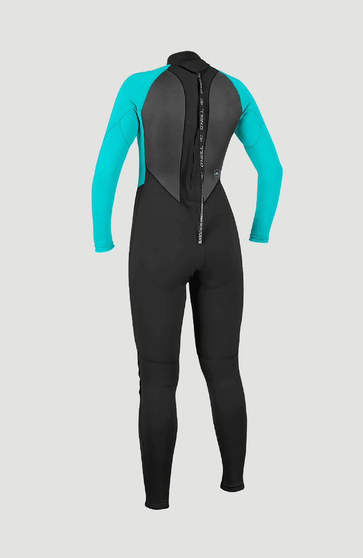 Reactor-2 3/2mm Back Zip Full Wetsuit | BLK/LTAQUA
