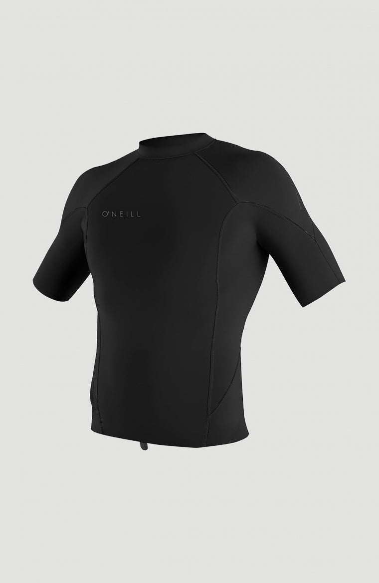 Reactor-2 1mm Short Sleeve Top | A05 BLK/BLK/BLK