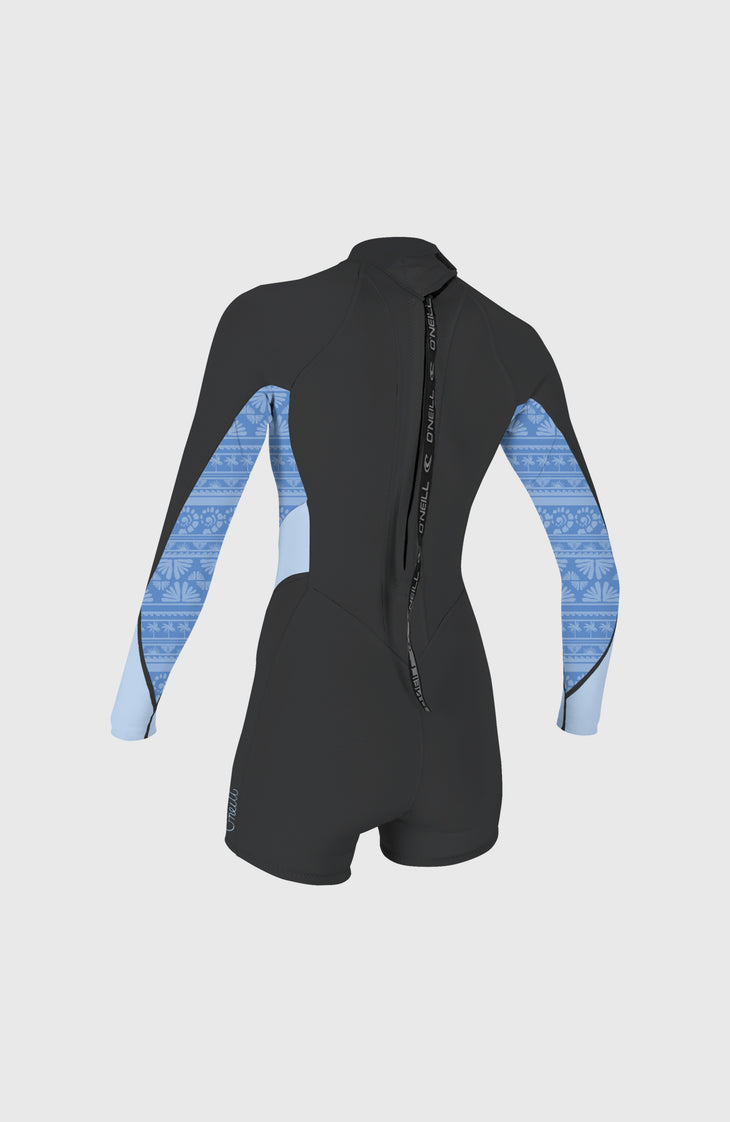 Bahia 2/1mm Back Zip Longsleeve Spring Wetsuit | TMPRDSTL/SURFABSTRT/CHAMBRYBLU