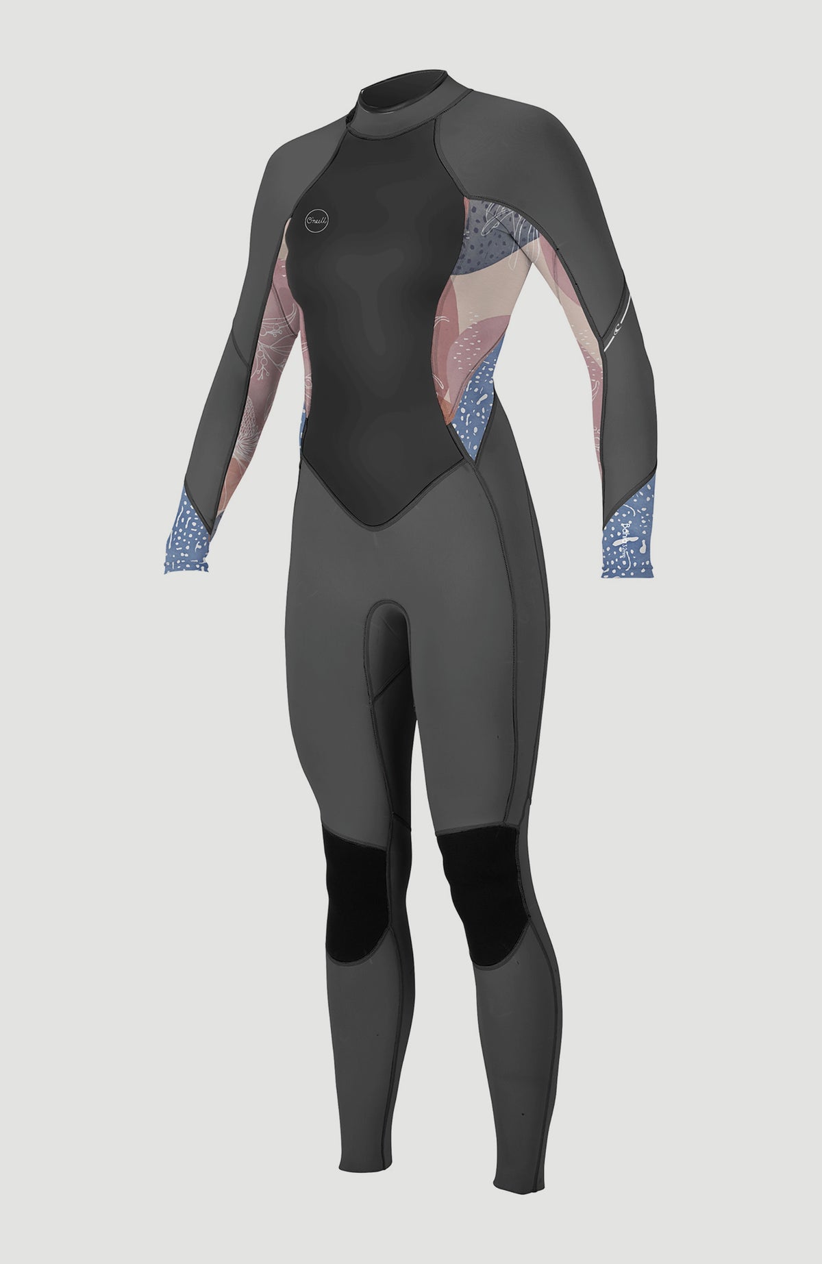 Bahia 3/2mm Back Zip Full Wetsuit | GRAPHITE/DESERT BLOOM/DRIFT BL