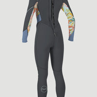 Bahia 3/2mm Back Zip Full Wetsuit | GRAPHITE/DAHLIA/INFINTY