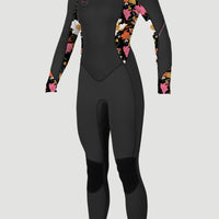 Bahia 3/2mm Back Zip Full Wetsuit | BLACK/BLUEMCHEN/BLUEMCHEN