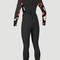 Bahia 3/2mm Back Zip Full Wetsuit | BLACK/BLUEMCHEN/BLUEMCHEN