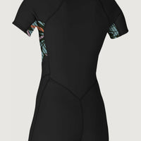 Bahia 2/1mm Front Zip Shortsleeve Spring Wetsuit | BL Black