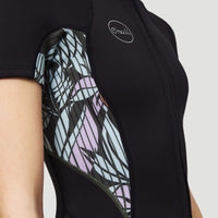 Bahia 2/1mm Front Zip Shortsleeve Spring Wetsuit | BL Black