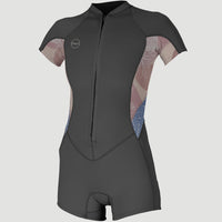 Bahia 2/1mm Front Zip Shortsleeve Spring Wetsuit | GRAPHITE/DESERT BLOOM/DRIFT BL