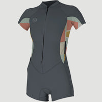 Bahia 2/1mm Front Zip Shortsleeve Spring Wetsuit | TRADEWINDS/JASMINE/JASMINE