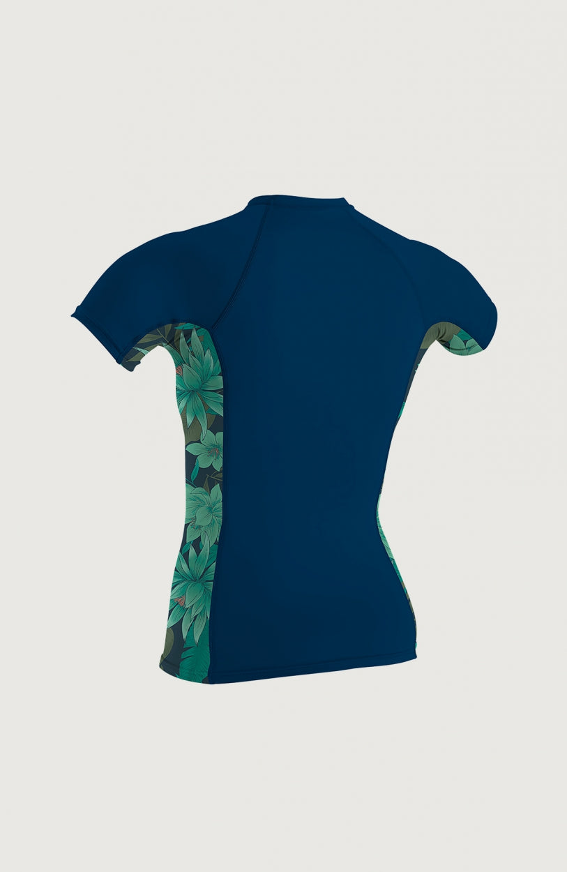 Skins Side Print Short Sleeve Rash Guard Womens | Dark Blue – O'Neill