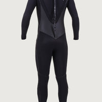 Psycho Tech 4/3mm Back Zip Full Wetsuit | BLACK/BLACK