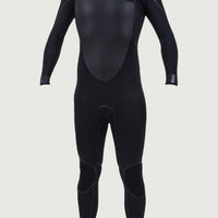 Psycho Tech 4/3mm Chest Zip Full Wetsuit | BLACK/BLACK