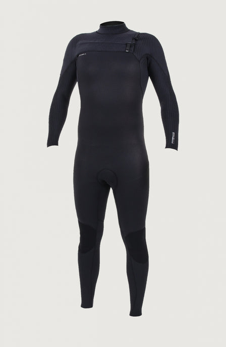 Hyperfreak Plus 3/2mm Chest Zip Full Wetsuit | BLACK/BLACK