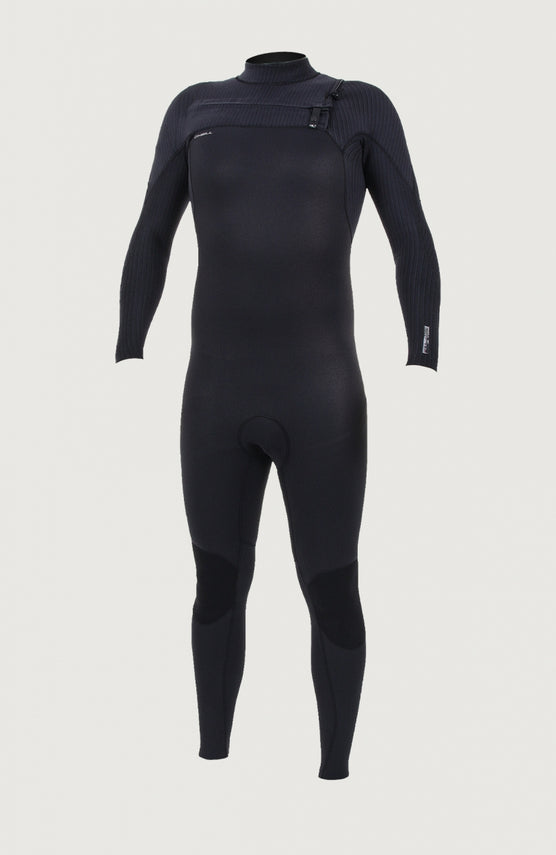 Hyperfreak Plus 3/2mm Chest Zip Full Wetsuit | BLACK/BLACK