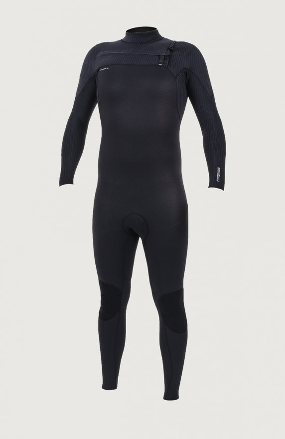 Hyperfreak Fire 4/3mm Chest Zip Full Wetsuit | BLACK/BLACK