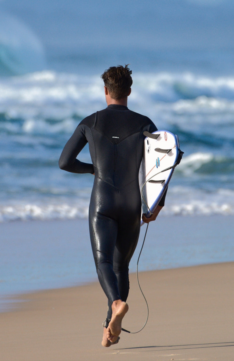 Hyperfreak Plus 3/2mm Chest Zip Full Wetsuit | BLACK/BLACK