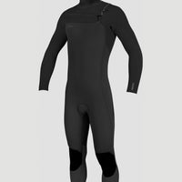 Hyperfreak Plus 4/3mm Chest Zip Hood | BLACK/BLACK