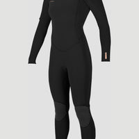 Hyperfreak 4/3mm+ Chest Zip Full Wetsuit | BLACK/BLACK