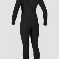 Hyperfreak 4/3mm+ Chest Zip Full Wetsuit | BLACK/BLACK