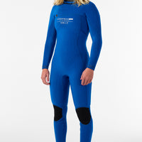 Hyperfreak Plus 4/3mm Chest Zip Full Wetsuit | BLACK/BLACK