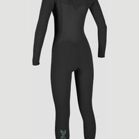 Epic 4/3mm Chest Zip Full Wetsuit | BLACK/BLACK