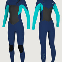 Epic 4/3mm Chest Zip Full Wetsuit | Black