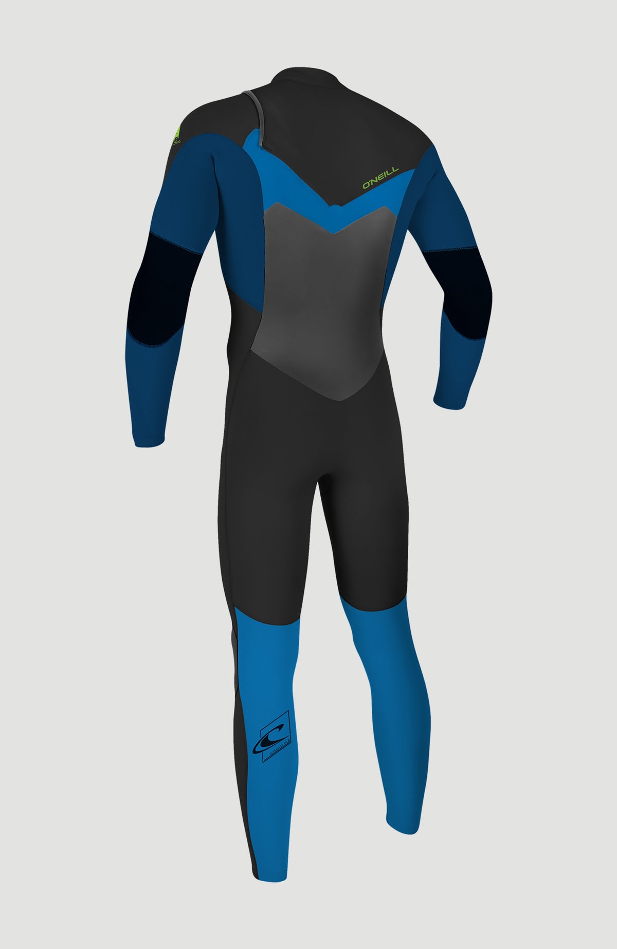 Epic 4/3mm Chest Zip Full Wetsuit | BLACK/DEEP SEA/BALI BLUE