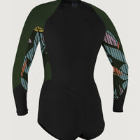 Bahia 2/1mm Front Zip Long Sleeve Spring Wetsuit | Black