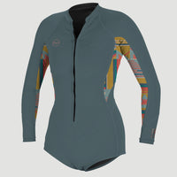 Bahia 2/1mm Front Zip Long Sleeve Spring Wetsuit | SHADE/ARTA GEO/SHADE