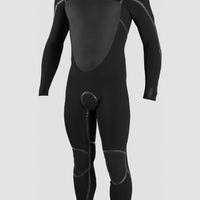 Psycho Tech 5/4mm Chest Zip Full Wetsuit | BLACK/BLACK