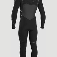 Psycho Tech 5/4mm Chest Zip Full Wetsuit | BLACK/BLACK