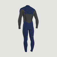 Psycho Tech 5/4mm Chest Zip Full Wetsuit | Navy/Gumetal