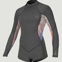 Bahia 2/1mm Back Zip Longsleeve Spring Wetsuit | GRAPHITE/DESERT BLOOM/DRIFT BL