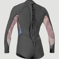 Bahia 2/1mm Back Zip Longsleeve Spring Wetsuit | GRAPHITE/DESERT BLOOM/DRIFT BL