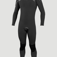 Psycho One 4/3mm Chest Zip Full Wetsuit | BLACK/BLACK