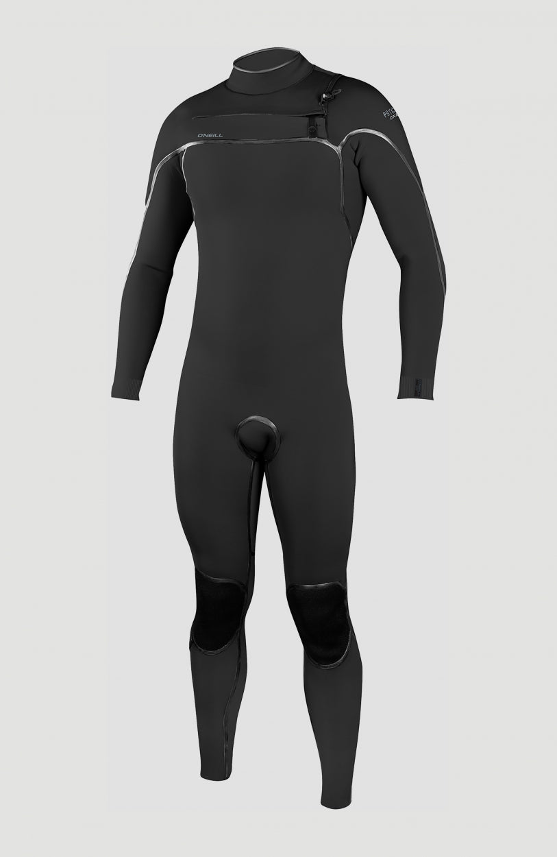 Psycho One 5/4mm Chest Zip Full Wetsuit | BLACK/BLACK