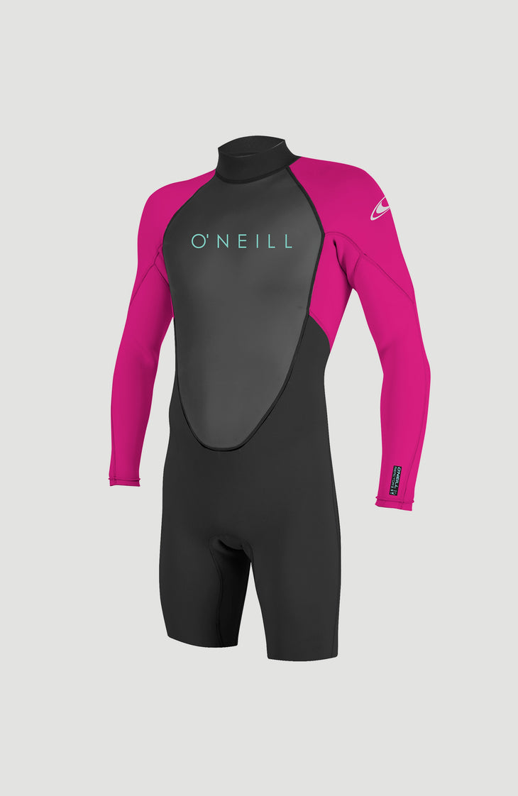 Reactor-2 2mm Back Zip Longsleeve Spring Wetsuit | BLK/BERRY