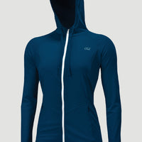 Blueprint Full Zip Sun Hoodie Womens | Deep Sea