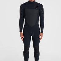 Psycho Tech 4/3mm Chest Zip Full Wetsuit | BLACK/BLACK