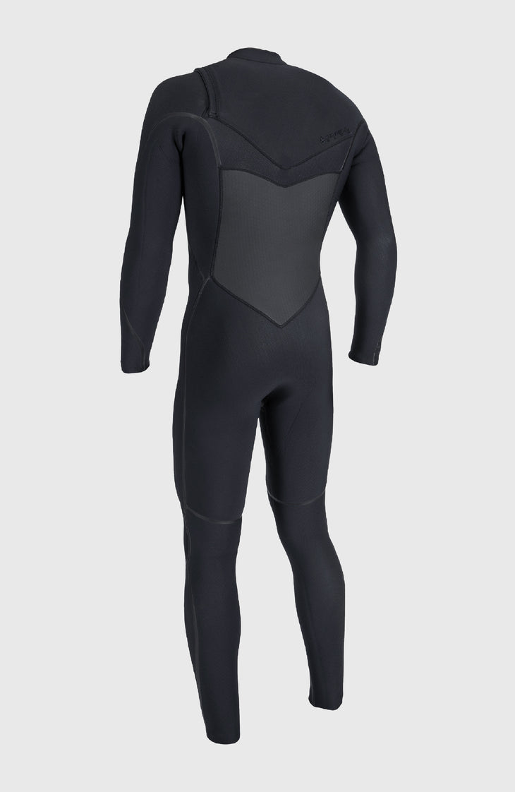 Psycho Tech 4/3mm Chest Zip Full Wetsuit | BLACK/BLACK