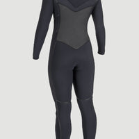 Psycho Tech 4/3mm Chest Zip Full Wetsuit | BLACK/BLACK