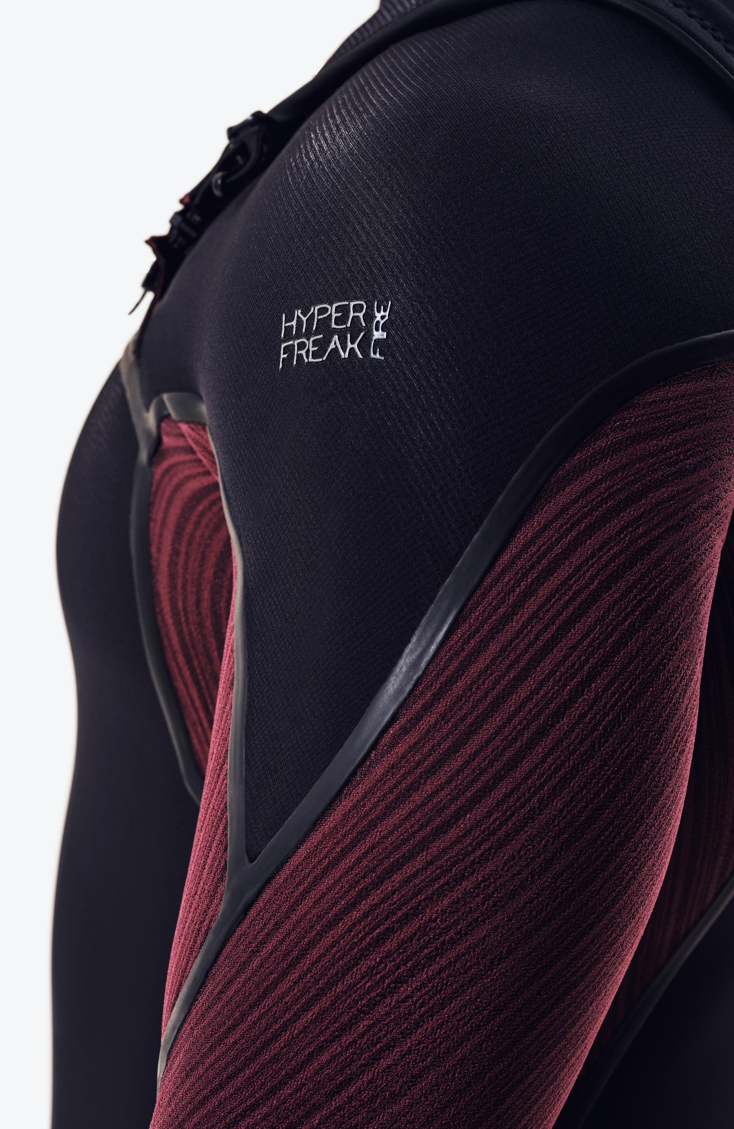 Hyperfreak Fire 4/3mm Chest Zip Full Wetsuit | BLACK/DARK RED – O'Neill