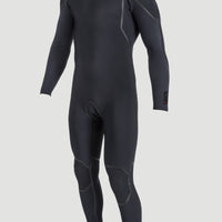 Hyperfreak Fire 3/2+mm Back Zip Full Wetsuit | BLACK/BLACK