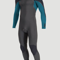 Hyperfreak Fire 4/3+mm Chest Zip Full Wetsuit | MIDNIGHT OIL/BLACK/TIDE POOL