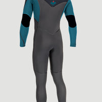 Hyperfreak Fire 4/3+mm Chest Zip Full Wetsuit | MIDNIGHT OIL/BLACK/TIDE POOL