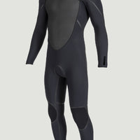 Psycho Tech 5/4mm Chest Zip Full Wetsuit | BLACK/BLACK