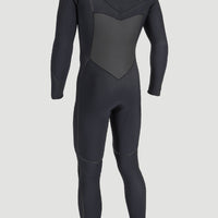 Psycho Tech 5/4mm Chest Zip Full Wetsuit | BLACK/BLACK