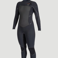 Psycho Tech 6/4mm Chest Zip Full Wetsuit with Hood | BLACK/BLACK