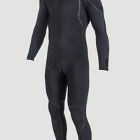 Hyperfreak Fire 5/4+mm Back Zip Full Wetsuit | BLACK/BLACK